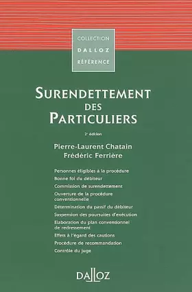 Couverture du produit · Surendettement des particuliers, 2e édition