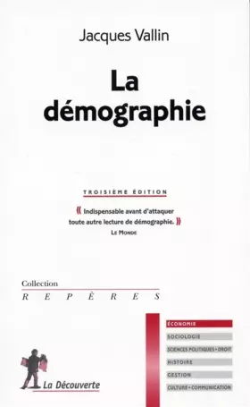 Couverture du produit · La Démographie