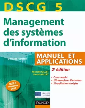 Couverture du produit · DSCG 5 - Management des systèmes d'information - 2e édition - Manuel et applications