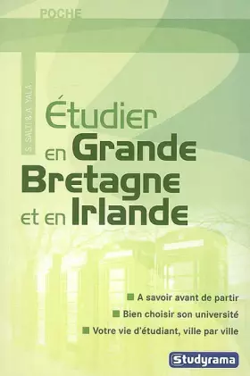 Couverture du produit · Etudier en Grande-Bretagne et en Irlande
