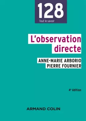 Couverture du produit · L'observation directe - 4e éd.