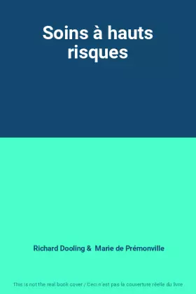 Couverture du produit · Soins à hauts risques