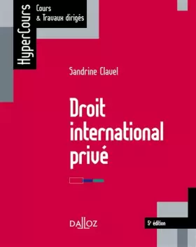 Couverture du produit · Droit international privé - 5e ed.