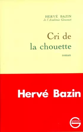 Couverture du produit · Le cri de la chouette