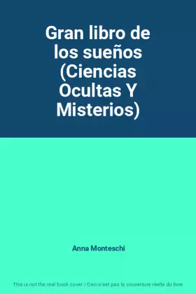 Couverture du produit · Gran libro de los sueños (Ciencias Ocultas Y Misterios)