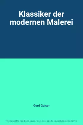 Couverture du produit · Klassiker der modernen Malerei