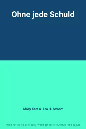 Couverture du produit · Ohne jede Schuld
