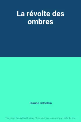 Couverture du produit · La révolte des ombres