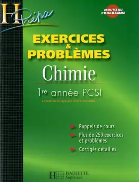 Couverture du produit · Chimie 1ère année PCSI Exercices et Problèmes