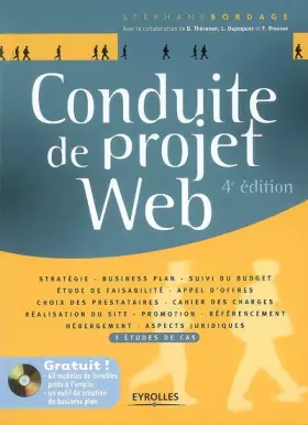 Couverture du produit · Conduite de projet Web : 3 Etudes de cas (1Cédérom)