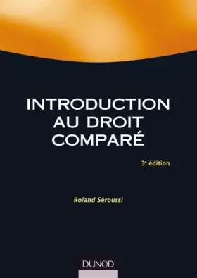 Couverture du produit · Introduction au droit comparé - 3ème édition