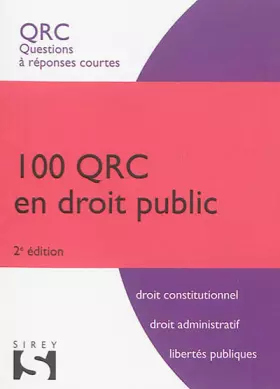 Couverture du produit · 100 QRC en droit public - 2ème édition