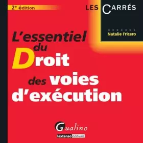 Couverture du produit · L'essentiel du droit des voies d'exécution