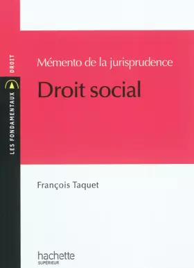 Couverture du produit · Mémento de jurisprudence en droit social