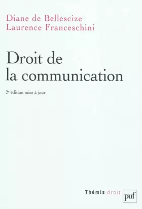 Couverture du produit · Droit de la communication