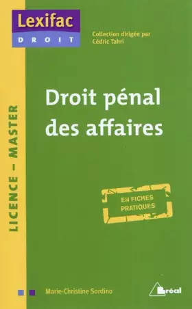 Couverture du produit · Droit pénal des affaires