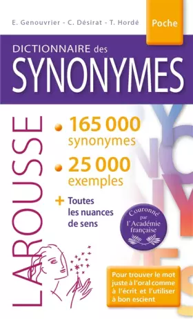 Couverture du produit · Dictionnaire des synonymes Poche