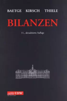 Couverture du produit · Bilanzen