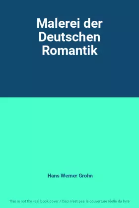 Couverture du produit · Malerei der Deutschen Romantik