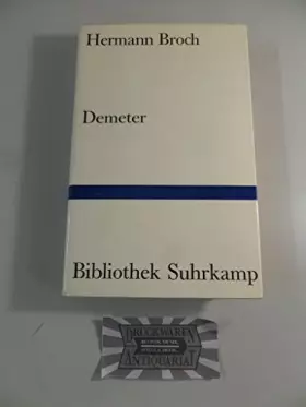 Couverture du produit · Demeter (Bibliothek Suhrkamp)