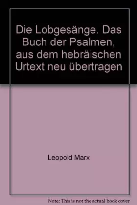 Couverture du produit · Die Lobgesänge: Das Buch der Psalmen