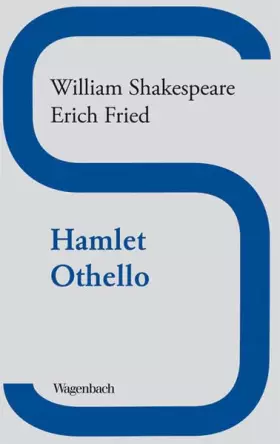 Couverture du produit · Hamlet /Othello: Mit einer Einleitung von Friedmar Apel (Wagenbachs andere Taschenbücher)