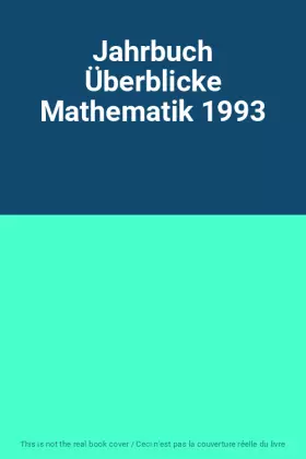Couverture du produit · Jahrbuch Überblicke Mathematik 1993