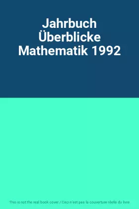 Couverture du produit · Jahrbuch Überblicke Mathematik 1992