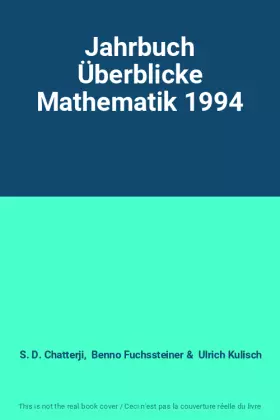 Couverture du produit · Jahrbuch Überblicke Mathematik 1994