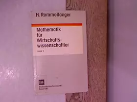 Couverture du produit · Mathematik I für Wirtschaftswissenschaftler (BI - Hochschultaschenbücher)