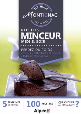 Couverture du produit · methode montignac recettes minceur midi et soir