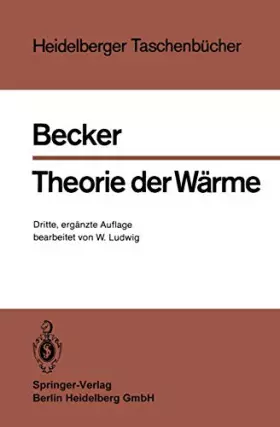 Couverture du produit · Theorie der Wärme (Heidelberger Taschenbücher, Band 10)
