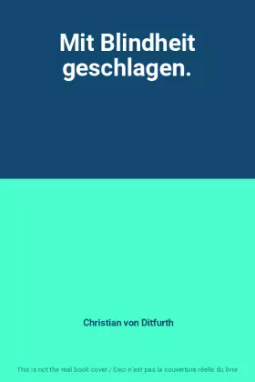 Couverture du produit · Mit Blindheit geschlagen.