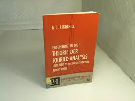 Couverture du produit · Einführung in die Theorie der Fourier-Analysis und der Verallgemeinerten Funktionen.