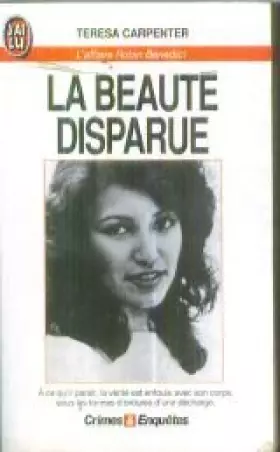 Couverture du produit · La beauté disparue : L'affaire Robin Benedict