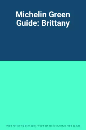Couverture du produit · Michelin Green Guide: Brittany