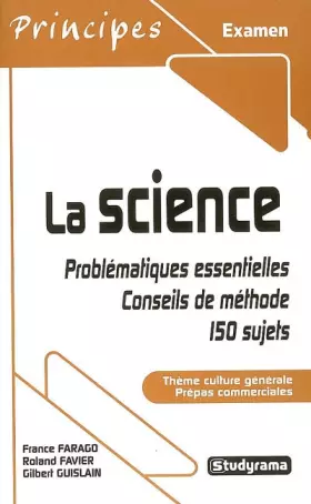 Couverture du produit · La science : Classes préparatoires aux écoles de commerce