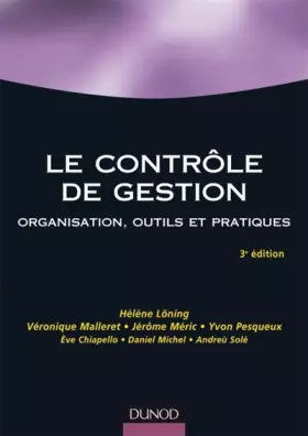 Couverture du produit · Le contrôle de gestion : Organisation et mise en oeuvre