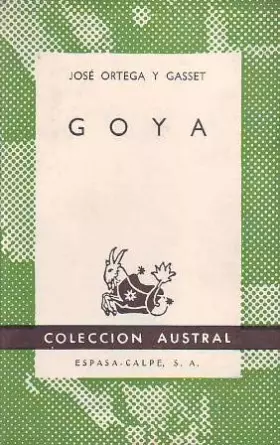 Couverture du produit · Goya.
