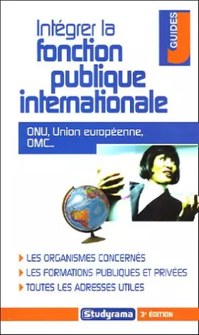 Couverture du produit · Intégrer la fonction publique internationale
