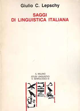 Couverture du produit · Saggi di linguistica italiana