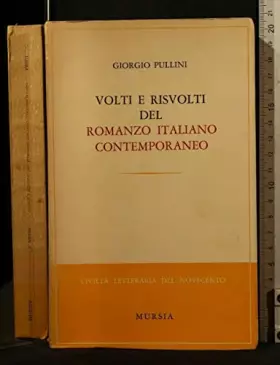 Couverture du produit · Volti e risvolti del romanzo italiano contemporaneo