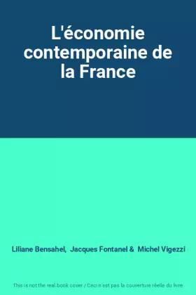 Couverture du produit · L'économie contemporaine de la France