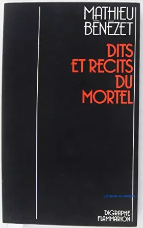 Couverture du produit · Dits et recits du mortel