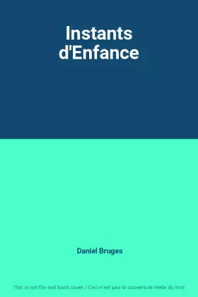 Couverture du produit · Instants d'Enfance