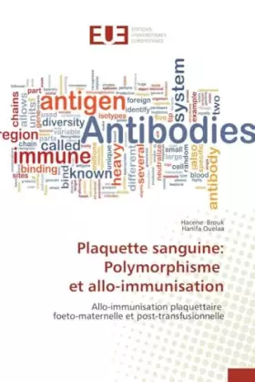 Couverture du produit · Plaquette sanguine: polymorphisme et allo-immunisation (Omn.Univ.Europ.) (French Edition)