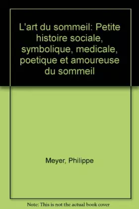 Couverture du produit · L'Art du sommeil