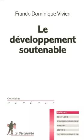 Couverture du produit · Le développement soutenable