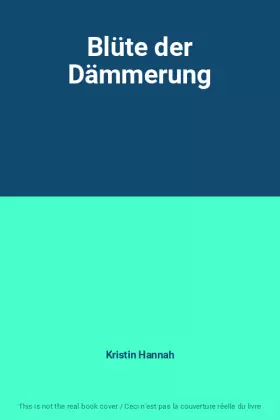 Couverture du produit · Blüte der Dämmerung