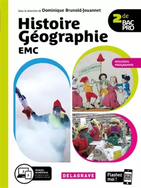 Couverture du produit · Histoire Géographie EMC 2de Bac Pro (2020) - Manuel élève